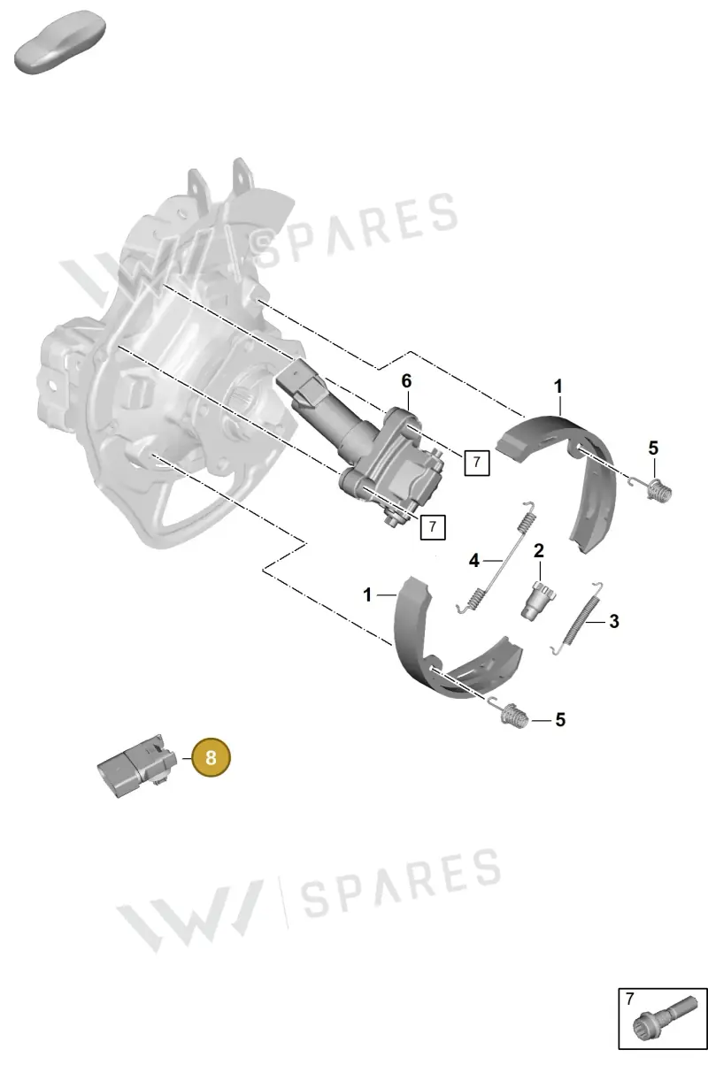 976609404 — Porsche Panamera (2023-2025) diagram p62603600, position 8