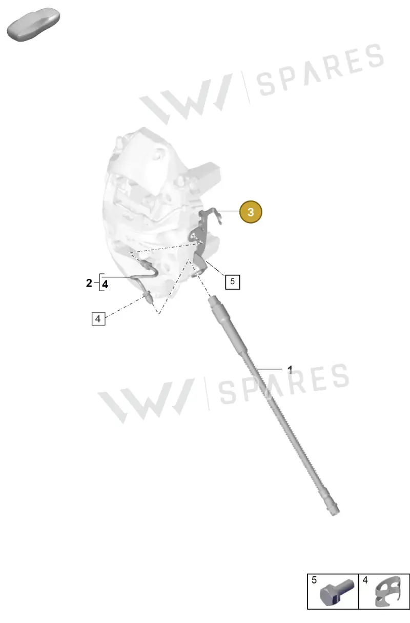 976611798G — Porsche Panamera (2023-2025) diagram p58604010, position 3