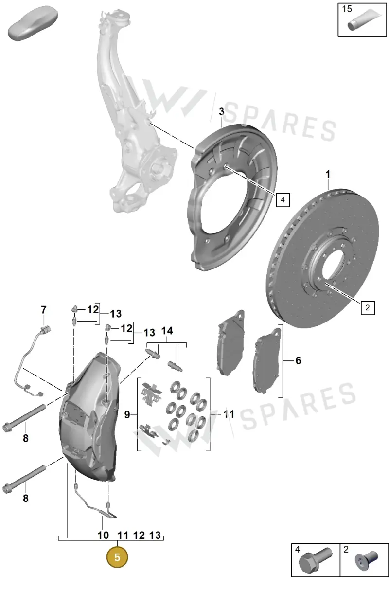 976615124AL — Porsche Panamera (2023-2025) diagram p62602400, position 5