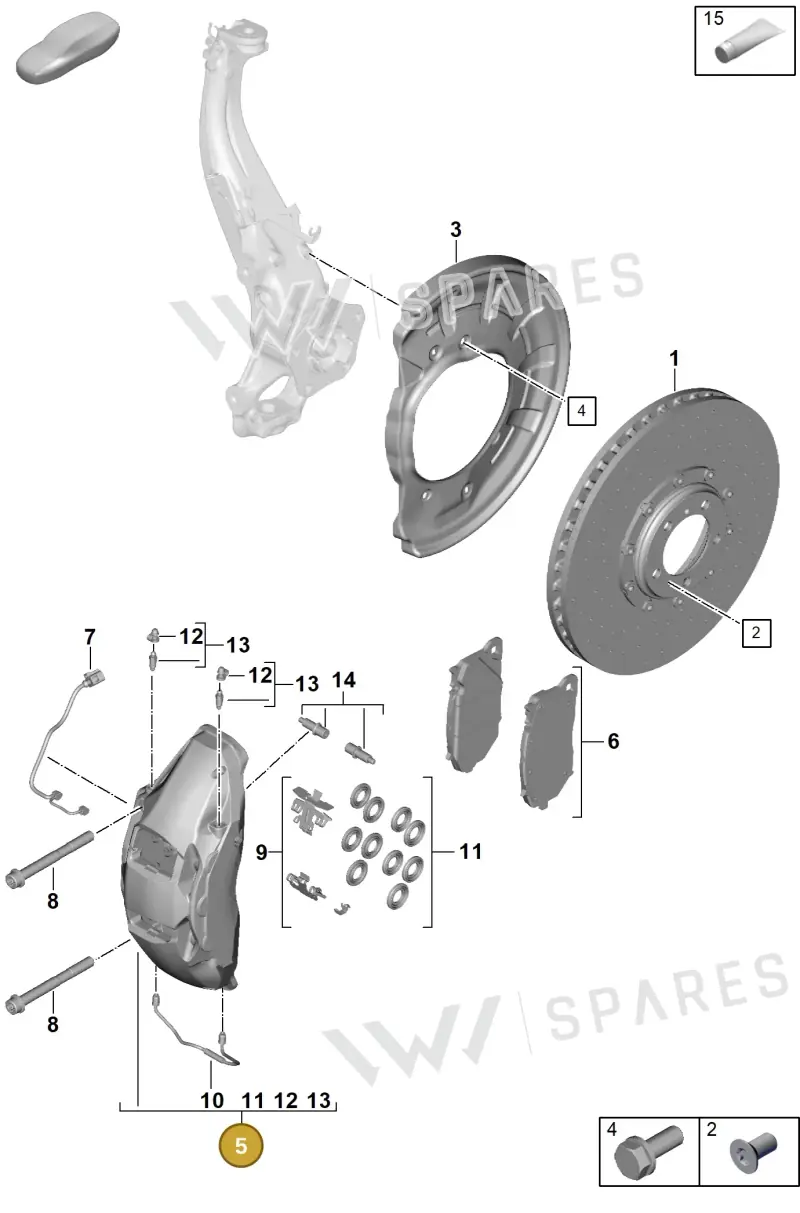 976615124AS — Porsche Panamera (2023-2025) diagram p62602400, position 5