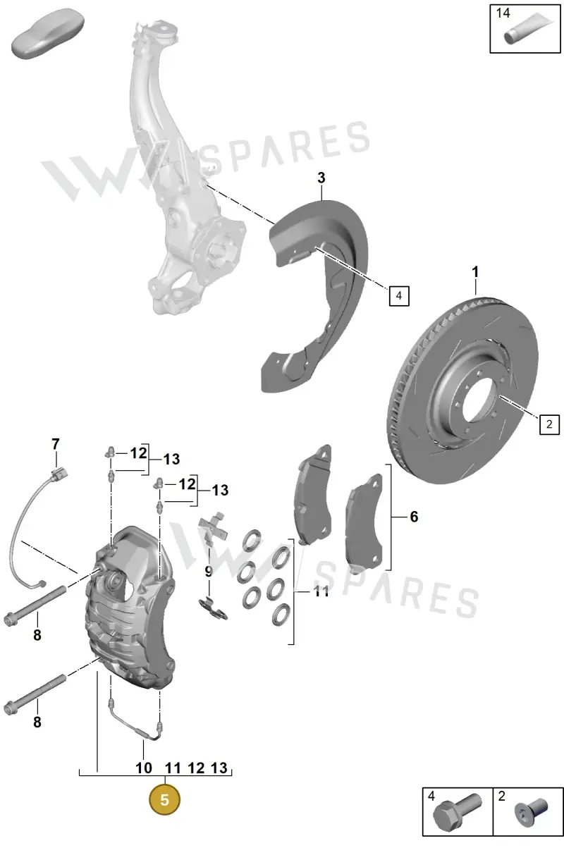 976615124BJ — Porsche Panamera (2023-2025) diagram p62602000, position 5