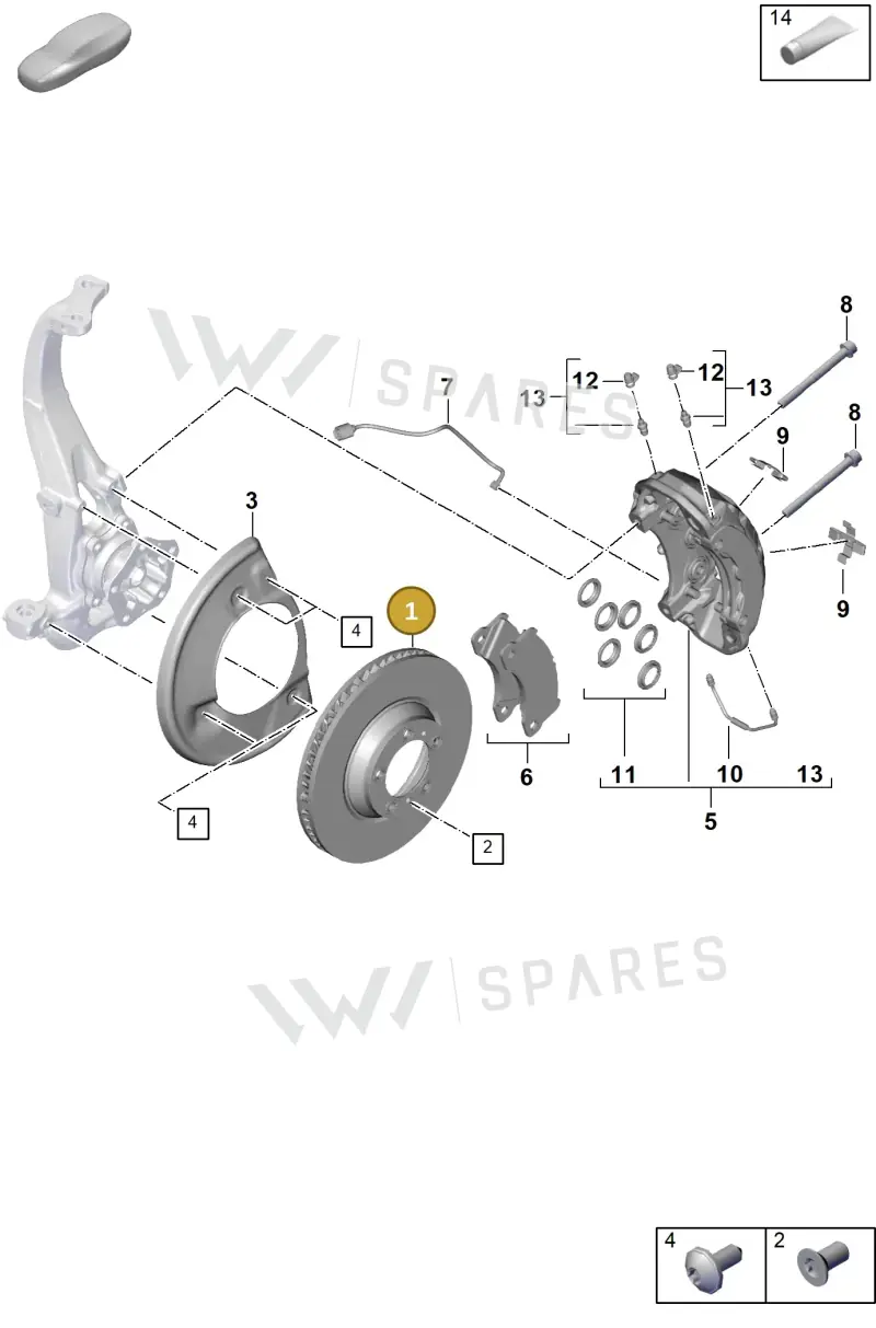 976615302 — Porsche Cayenne Coupe (2023-2023) diagram p60602300, position 1