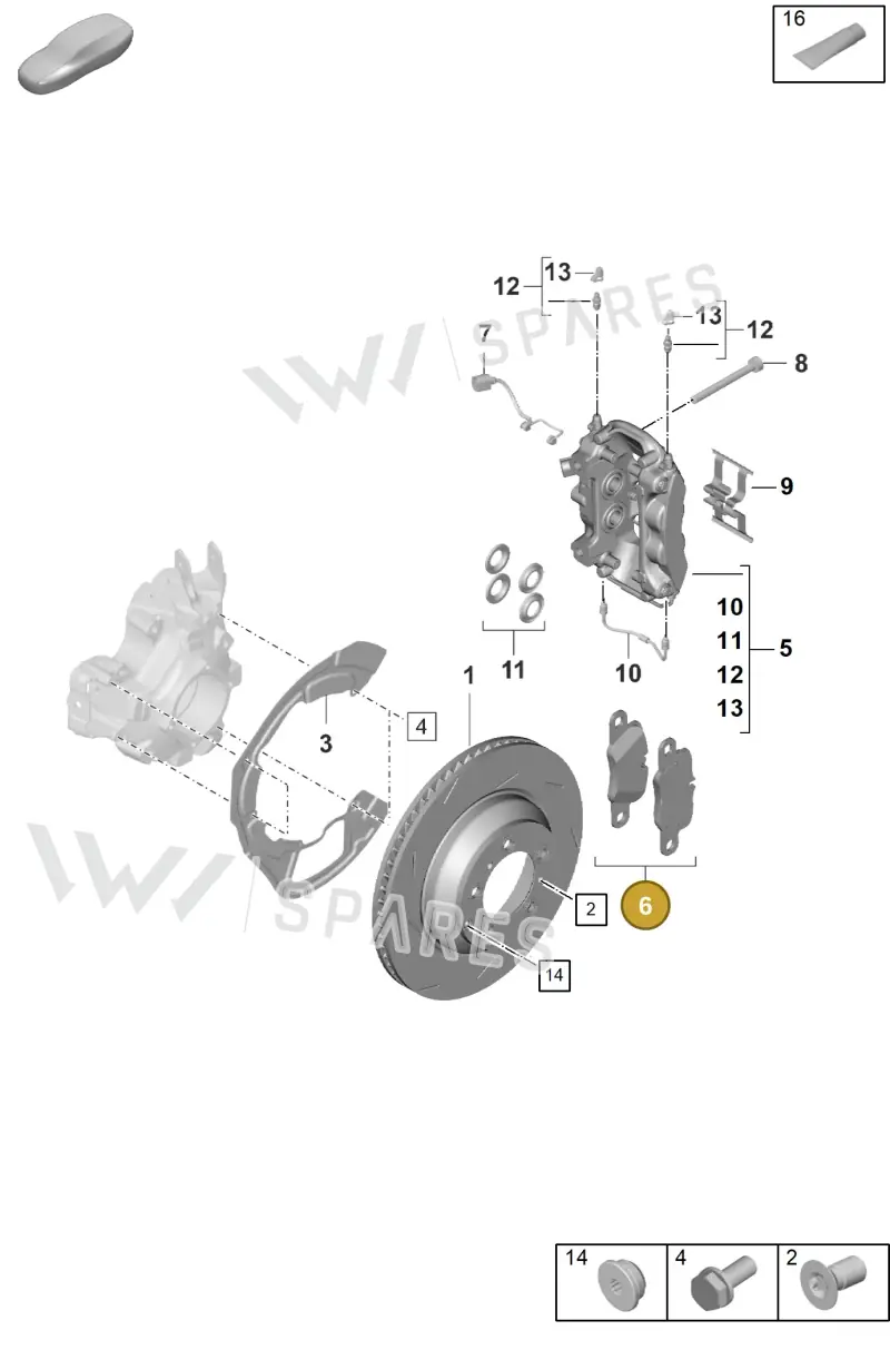 976698451 — Porsche Panamera (2023-2025) diagram p62603100, position 6
