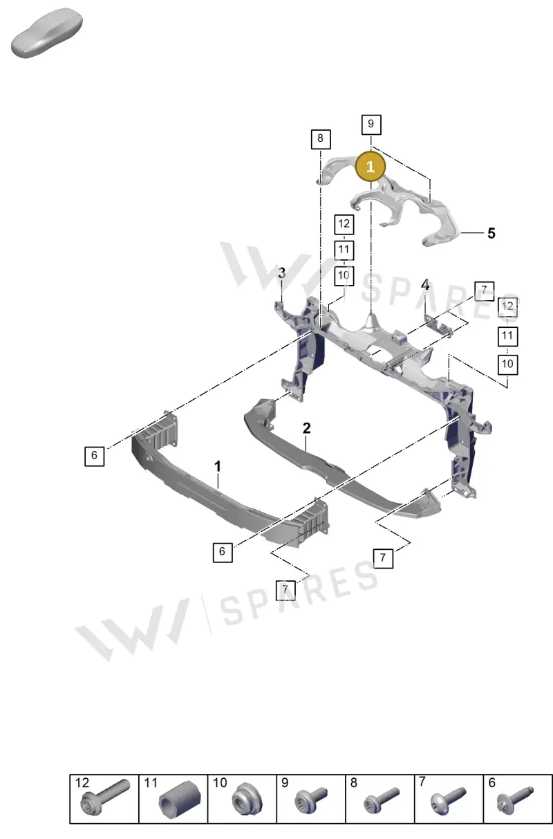 976805241E — Porsche Panamera (2023-2025) diagram p62802400, position 1