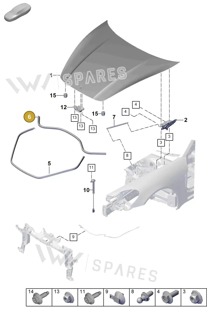976823737 — Porsche Panamera (2023-2025) diagram p62803000, position 6