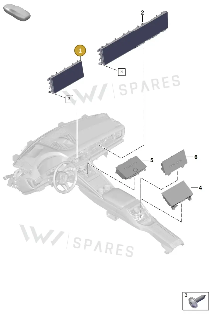 976919597E — Porsche Panamera (2023-2025) diagram p62911100, position 1