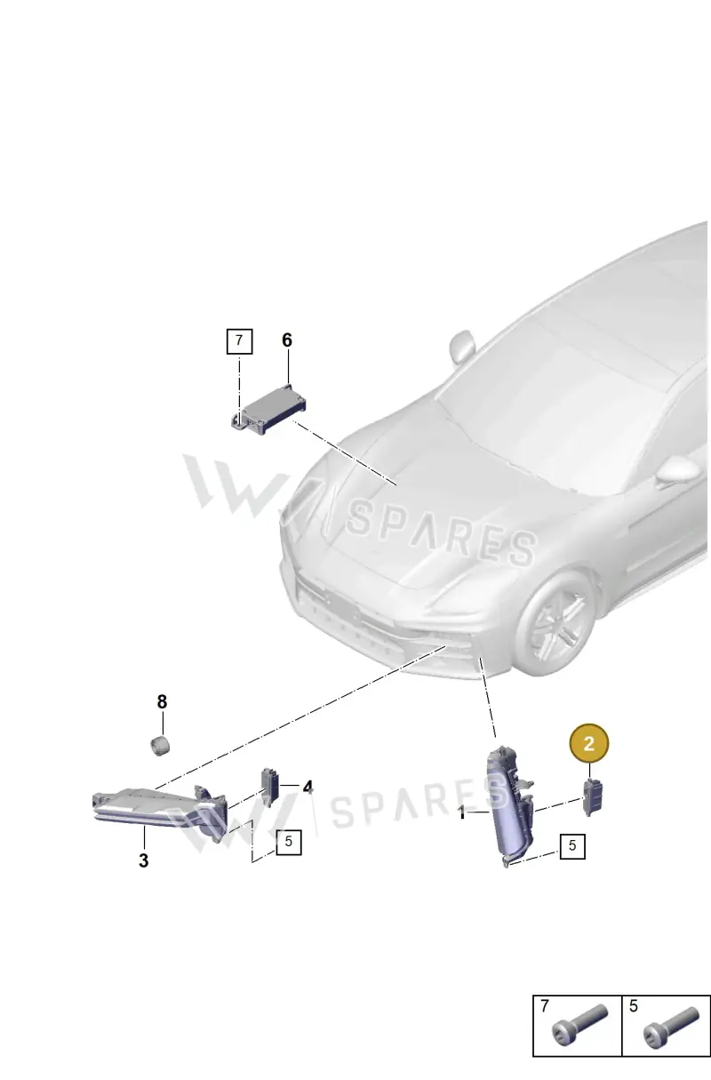 976953021 — Porsche Panamera (2023-2025) diagram p62908200, position 2
