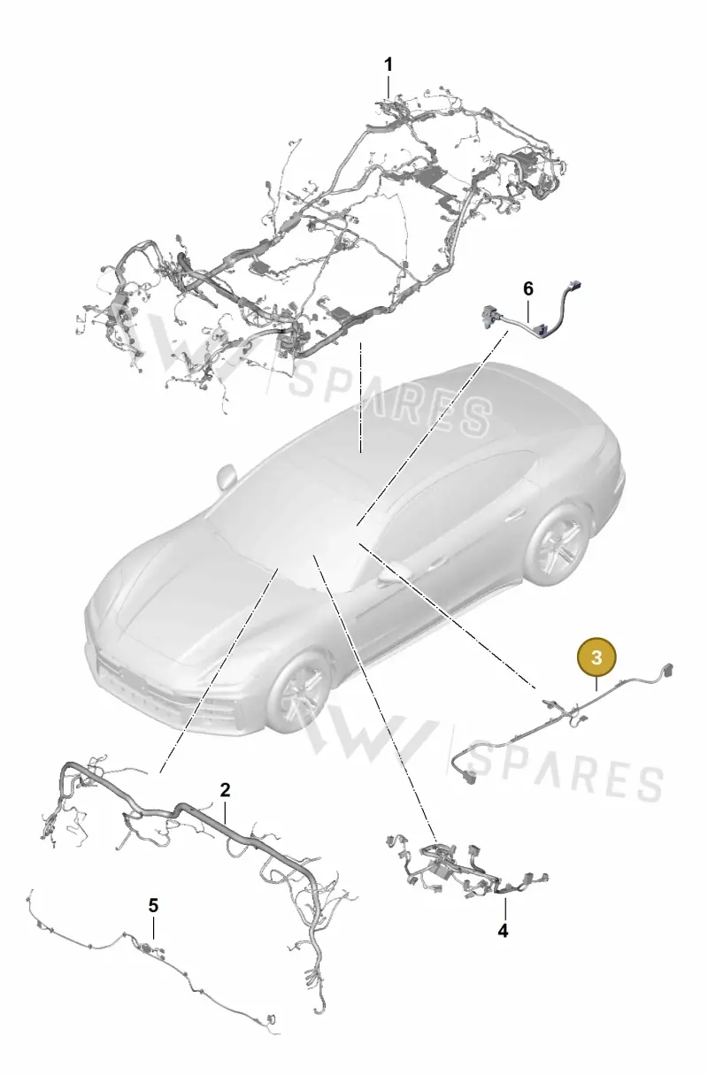 976971367F — Porsche Panamera (2023-2025) diagram p62903000, position 3