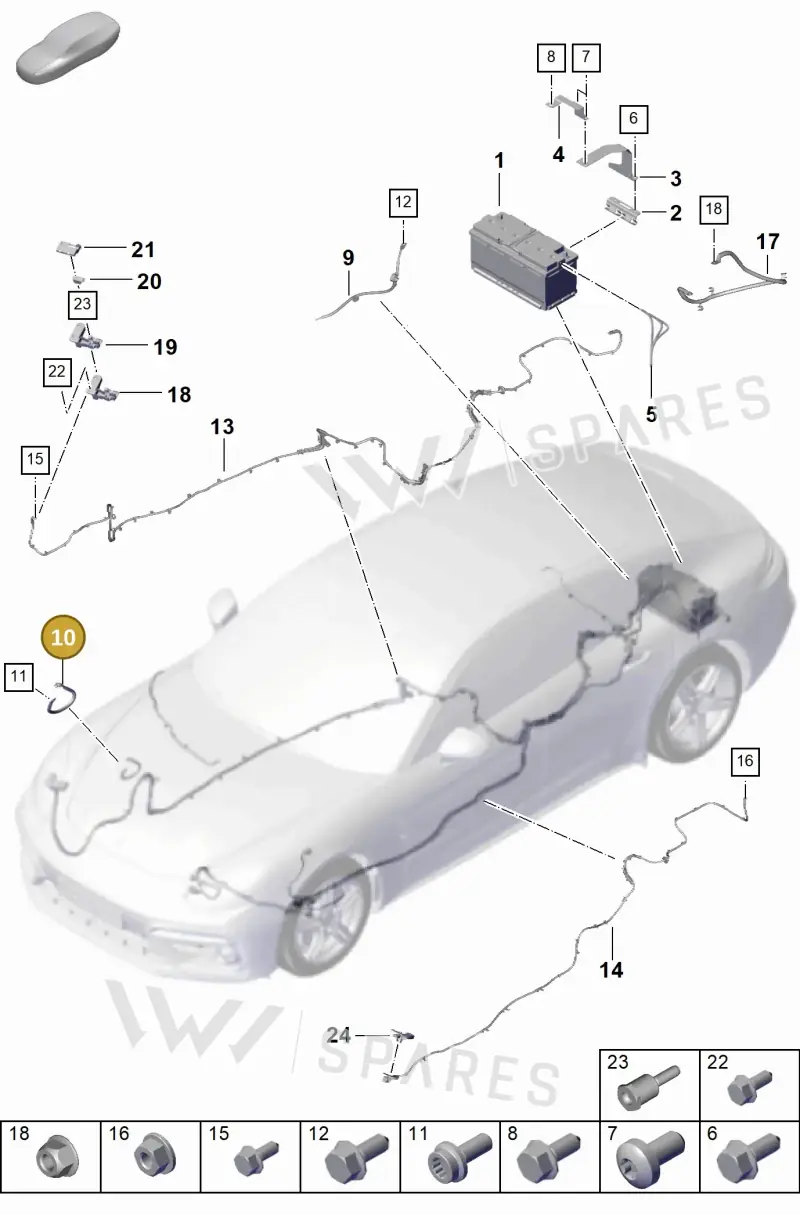 976971537A — Porsche Panamera (2023-2025) diagram p62902300, position 10