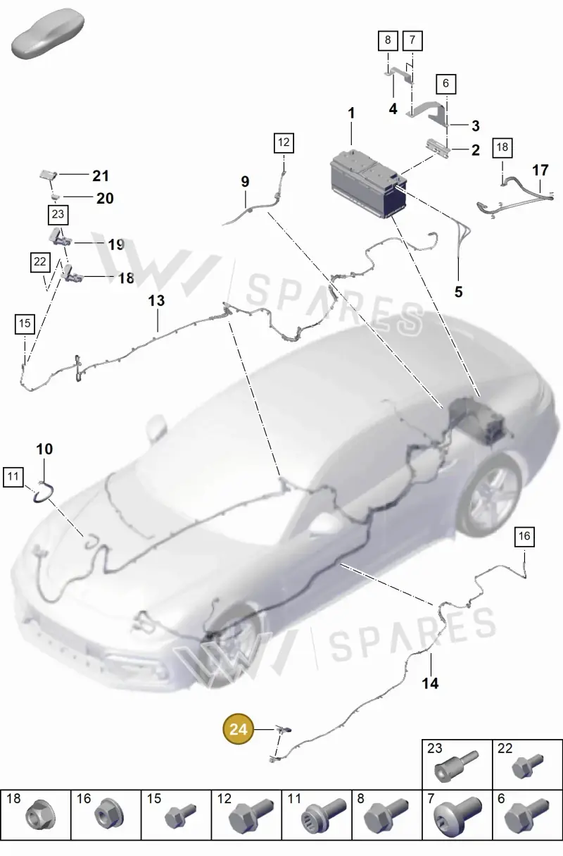976971593 — Porsche Panamera (2023-2025) diagram p62902300, position 24