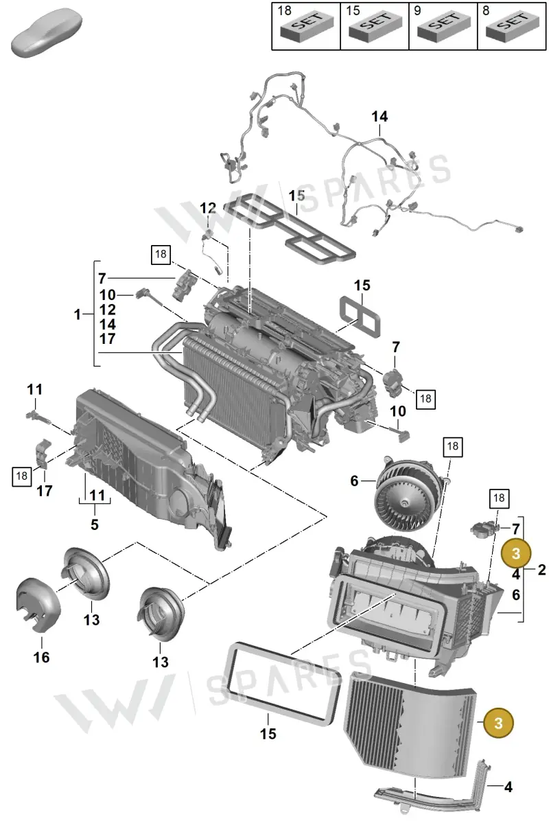 977819429 — Porsche Panamera (2023-2025) diagram p62814000, position 3