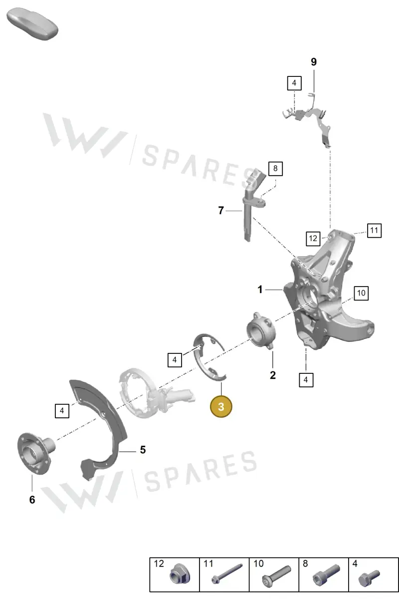 98135252180 — Porsche Boxster Spyder (2019-2020) diagram p54501000, position 3