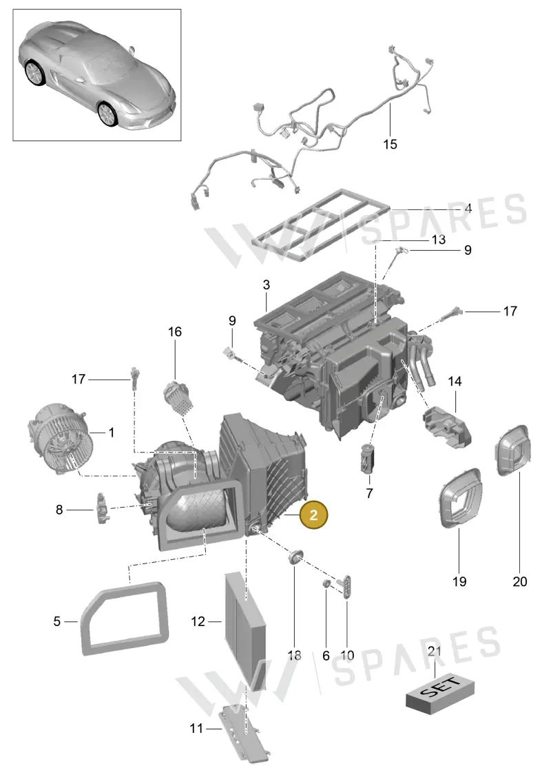 98157391202 — Porsche Boxster Spyder (2015-2016) diagram p46813010, position 2