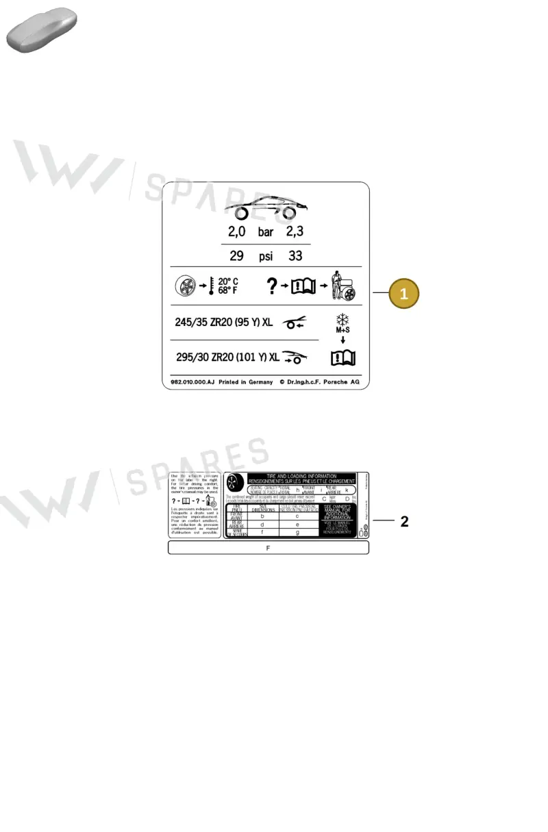 982010000AJ — Porsche Cayman (2019-2022) diagram p55003000, position 1