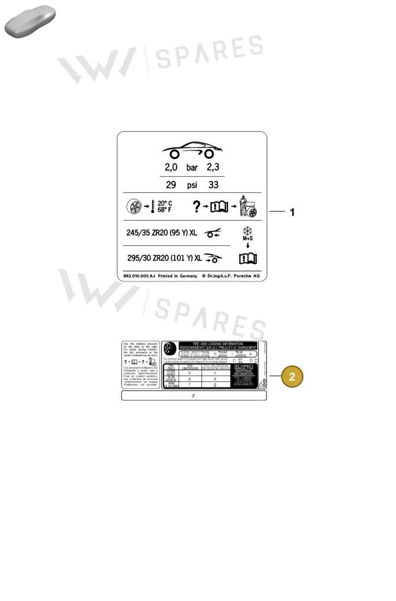 982010000AM — Porsche Cayman (2019-2022) diagram p55003000, position 2