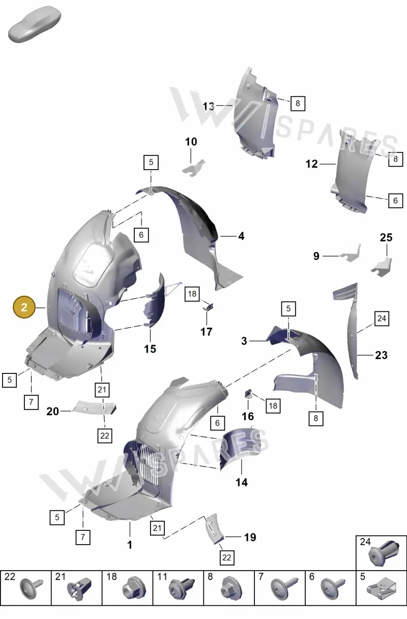 982809958E — Porsche Boxster Spyder (2019-2020) diagram p54801800, position 2