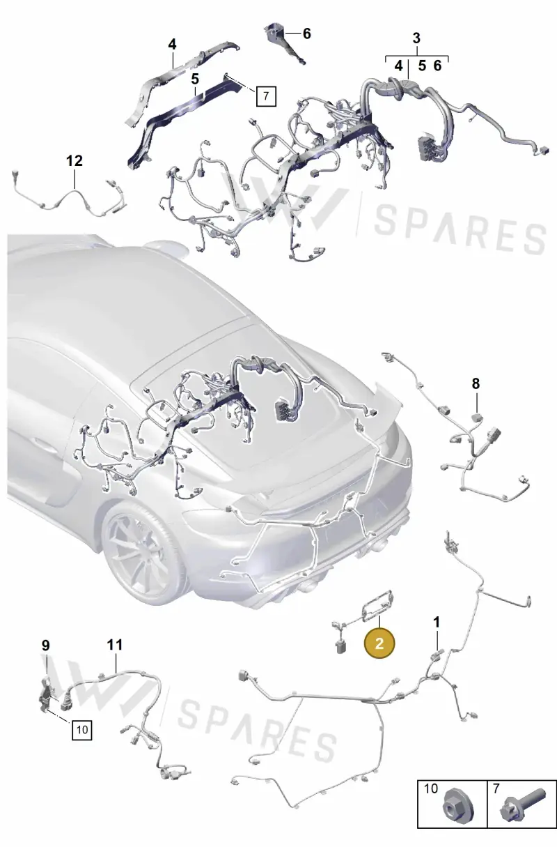 982898148 — Porsche Cayman GT4 (2019-) diagram p55902200, position 2