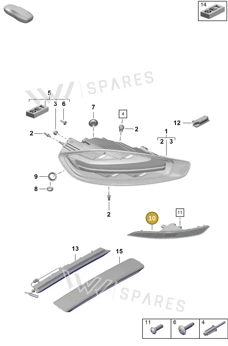 982945703M — Porsche Boxster Spyder (2019-2020) diagram p54905050, position 10
