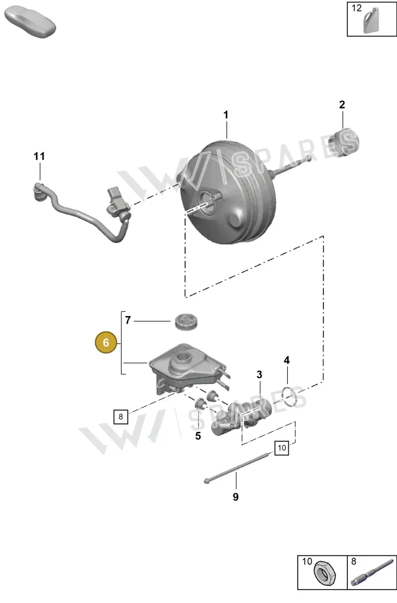 99135501302 — Porsche Boxster Spyder (2019-2020) diagram p55604000, position 6