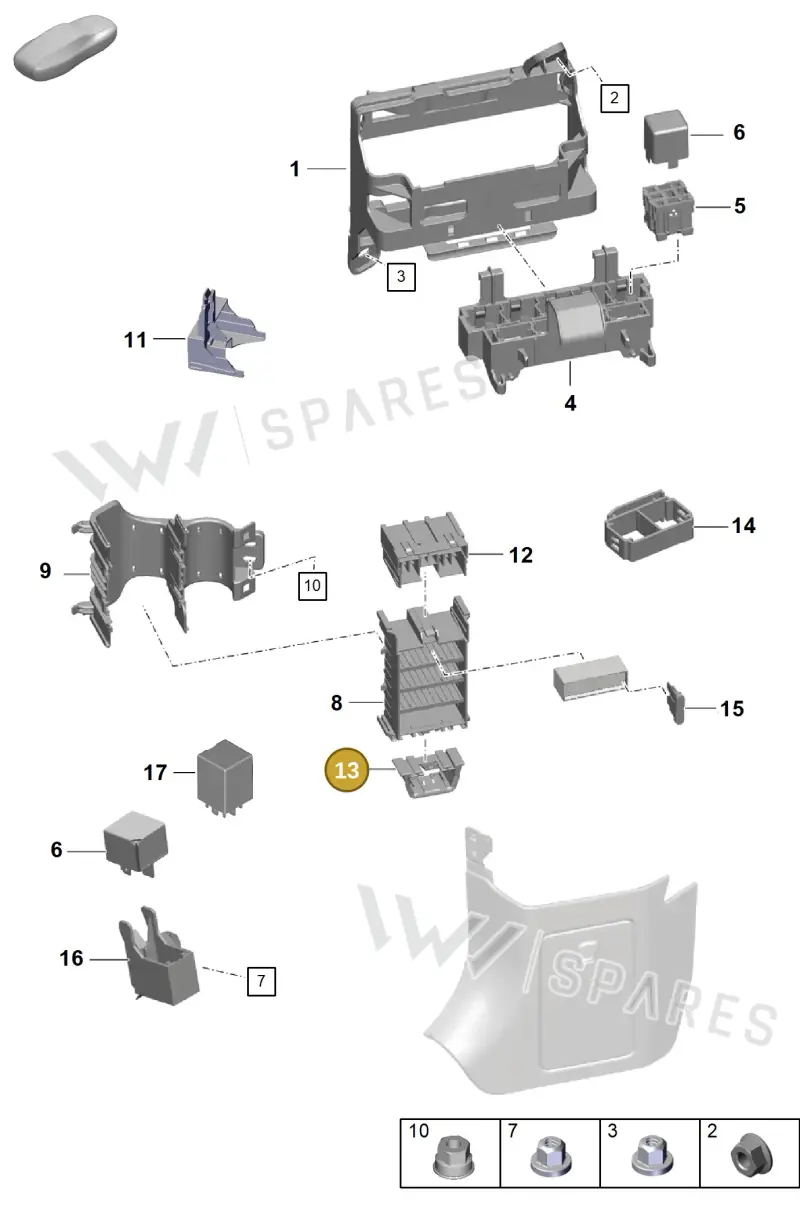 99161012000 — Porsche Boxster Spyder (2019-2020) diagram p54902000, position 13