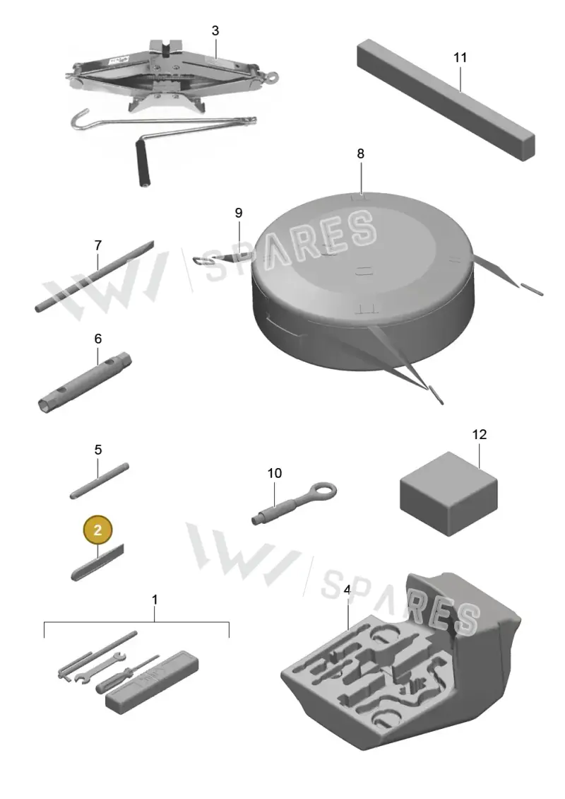 99161329900 — Porsche GT2 RS Clubsport (2013-2020) diagram p42001000, position 2