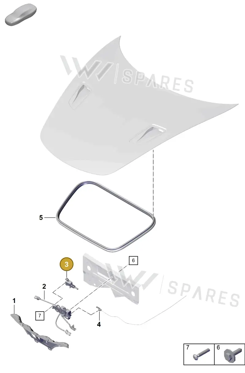 99162411902 — Porsche Boxster Spyder (2019-2020) diagram p54803012, position 3