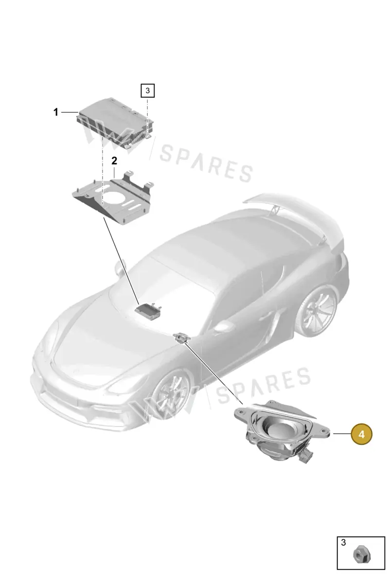 99164556600 — Porsche Cayman (2019-2022) diagram p55911100, position 4