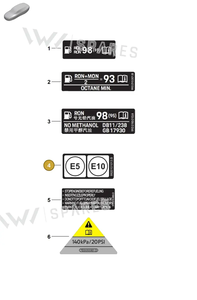 992010013B — Porsche 911 (2024-2025) diagram p63008000, position 4