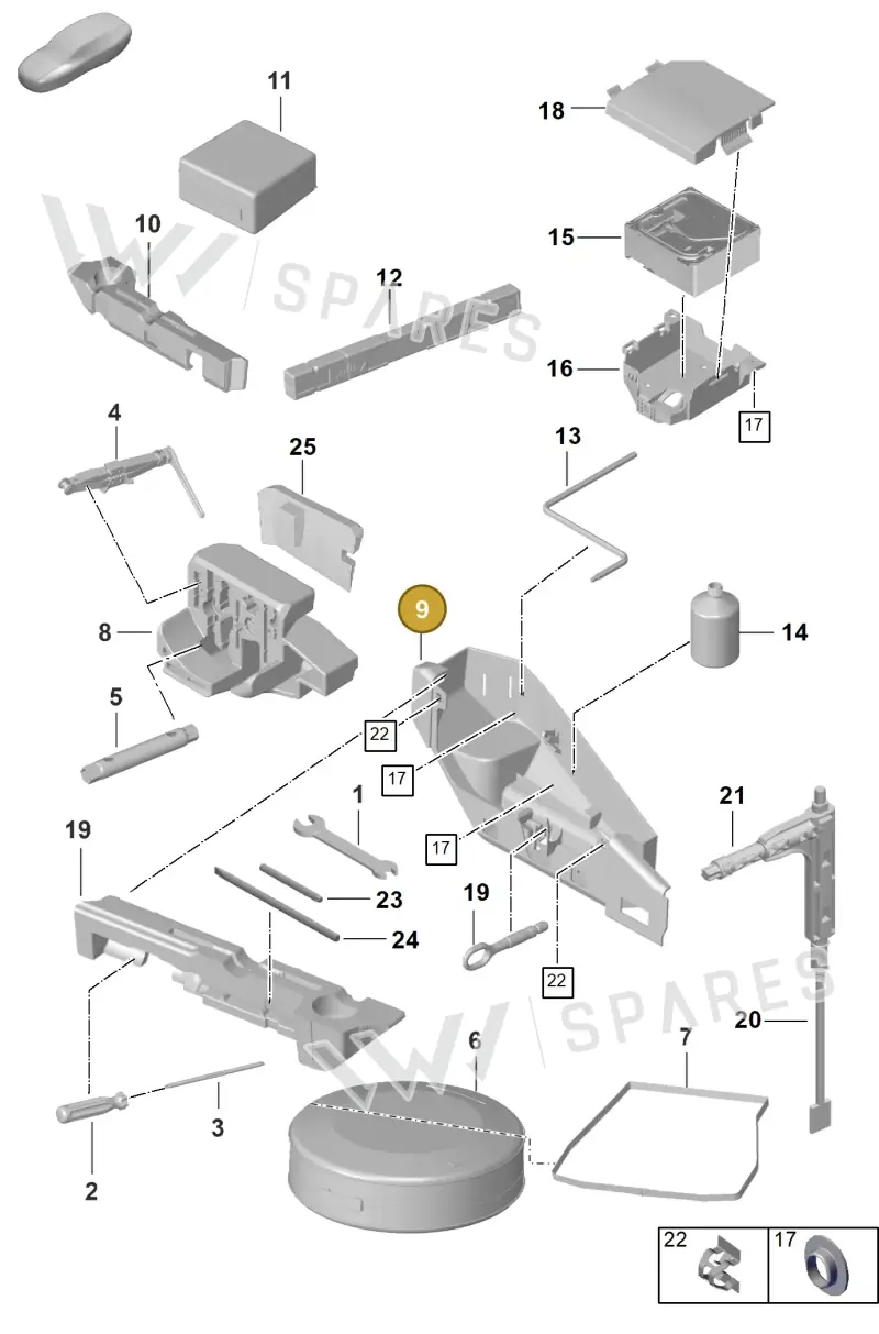 992012111LOK1 — Porsche 911 (2024-2025) diagram p63001000, position 9