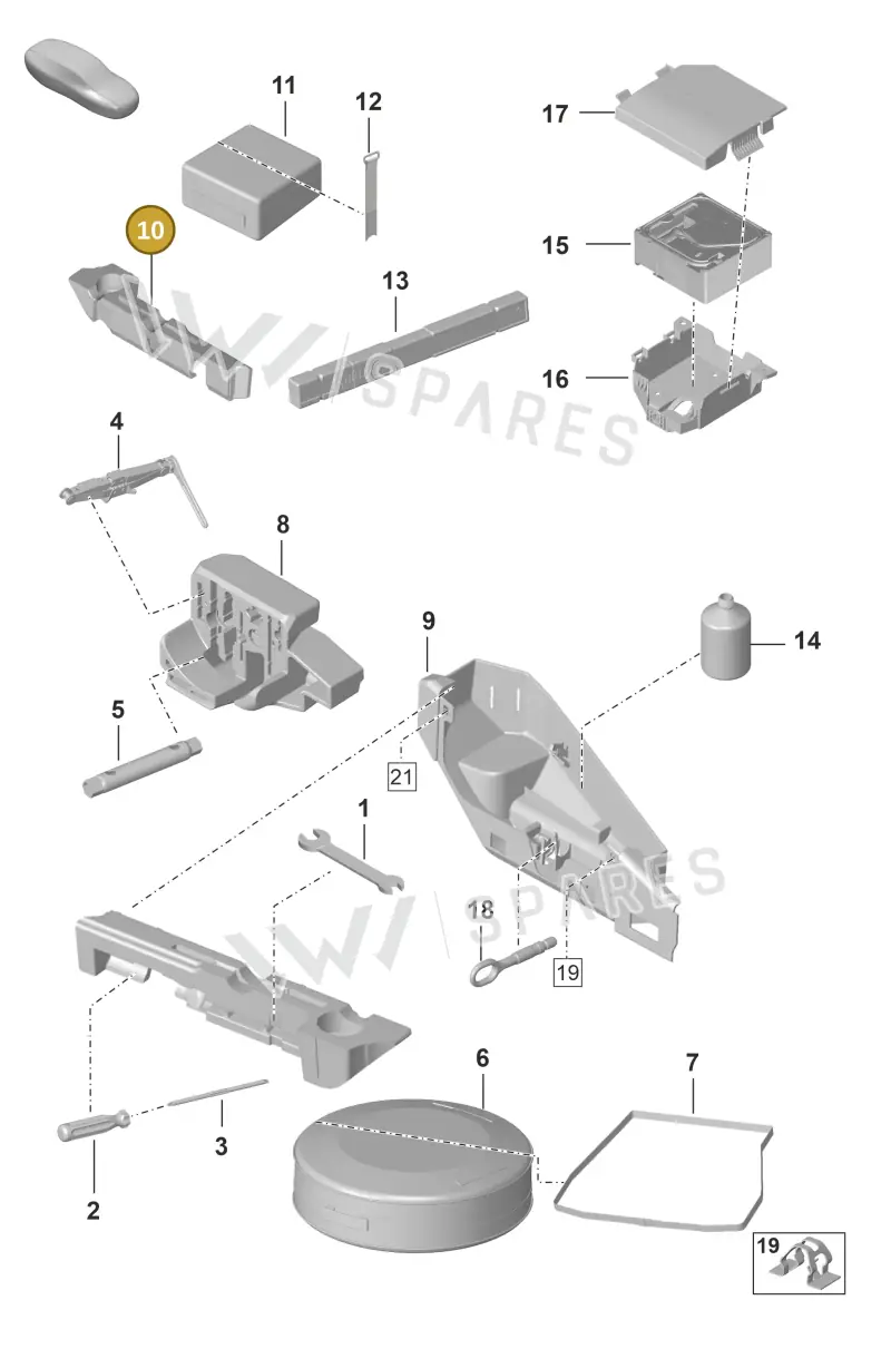 992012123A — Porsche 911 (2021-2022) diagram p59001000, position 10