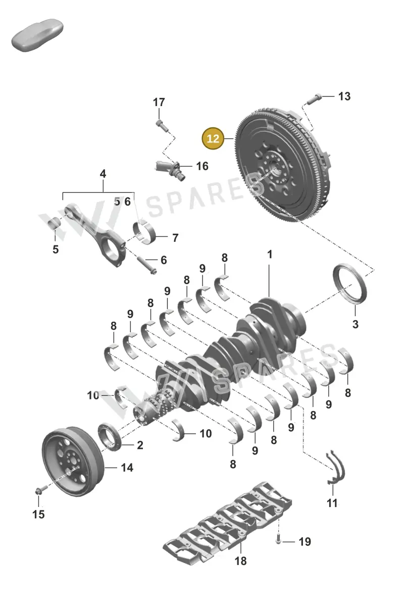 992105264 — Porsche 911 (2018-2024) diagram p53102000, position 12