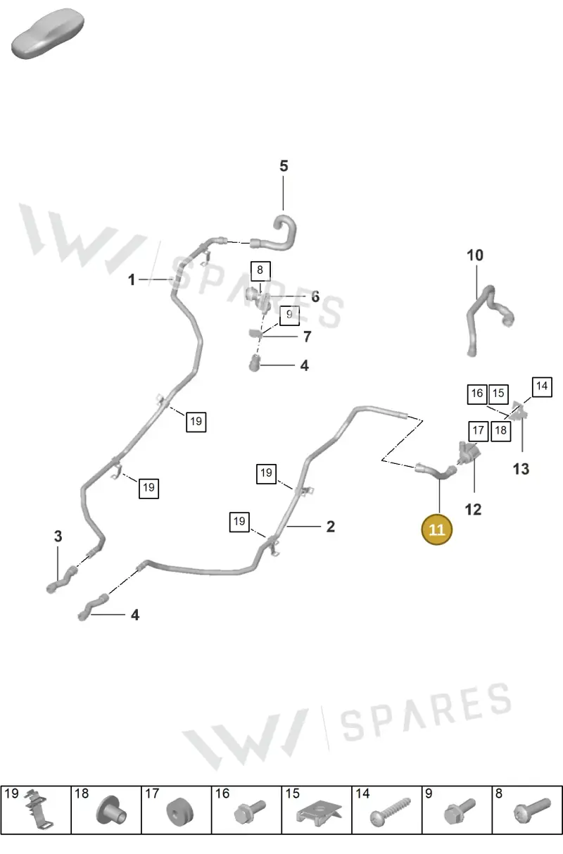 992121108A — Porsche 992 Carrera Coupe (2024-) diagram p53105500, position 11
