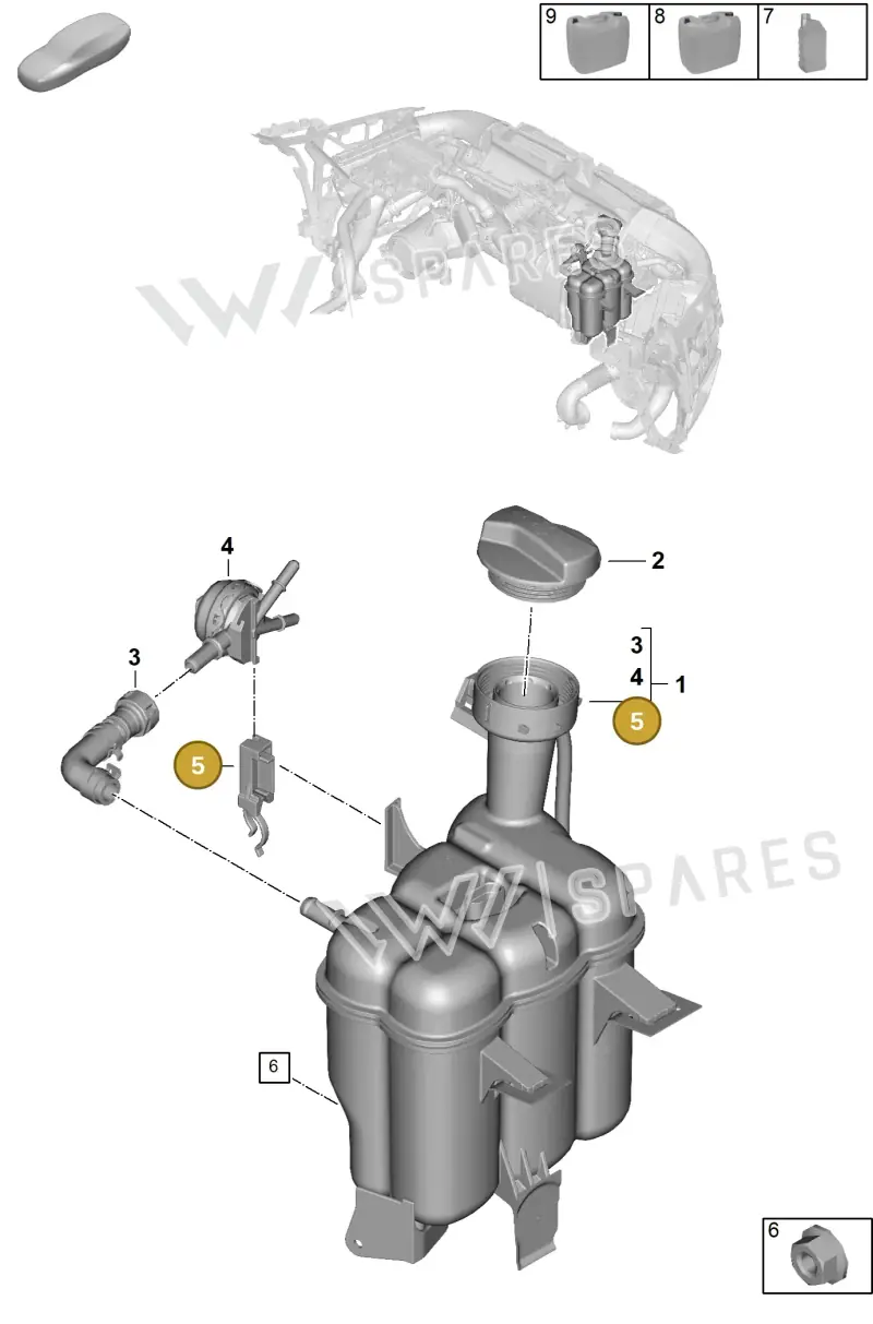992121521 — Porsche 992 Carrera Coupe (2024-) diagram p63105100, position 5