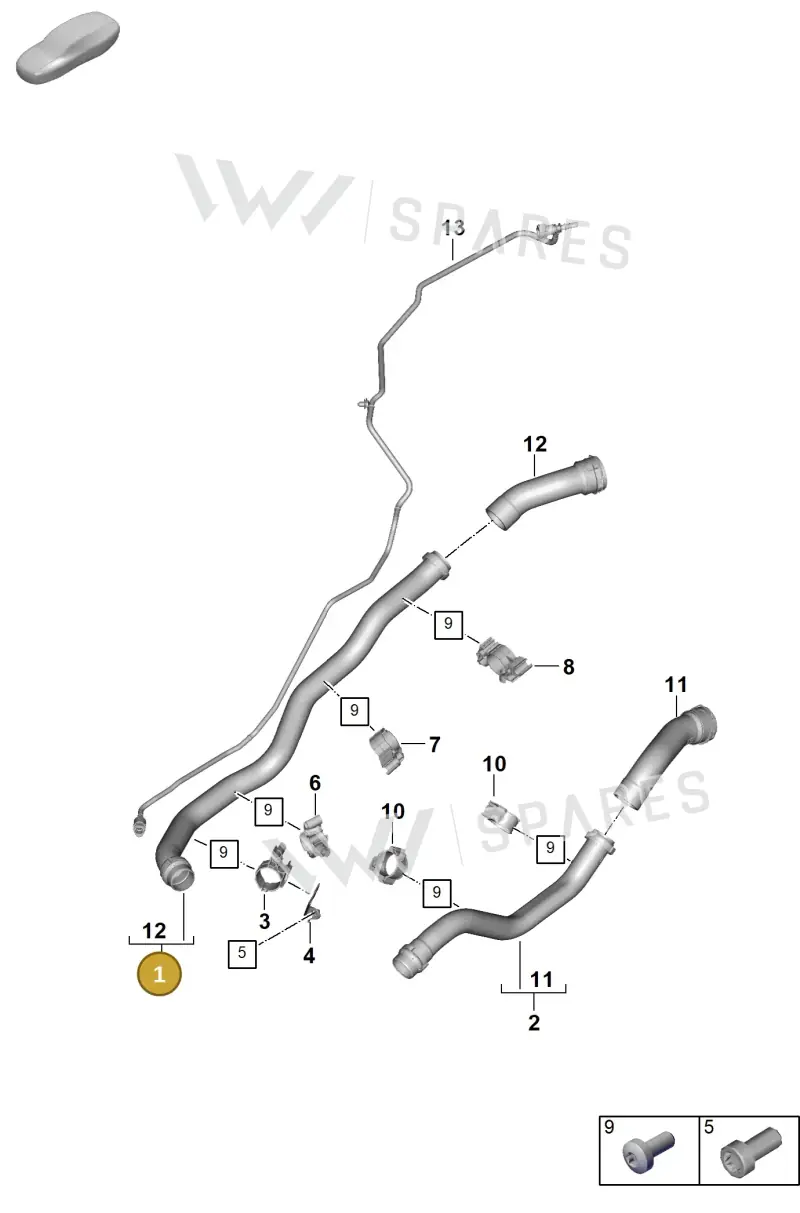 992121568C — Porsche 911 (2024-2025) diagram p63105450, position 1