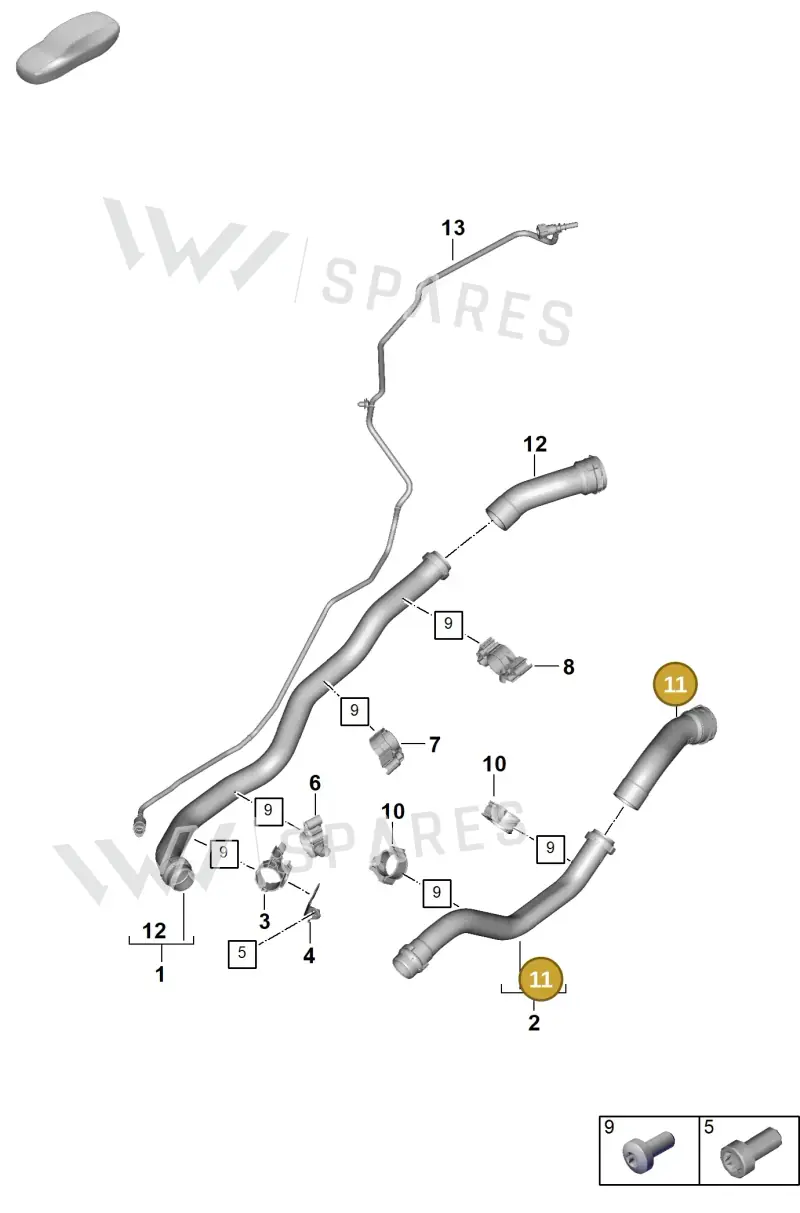 992121641C — Porsche 911 (2024-2025) diagram p63105450, position 11
