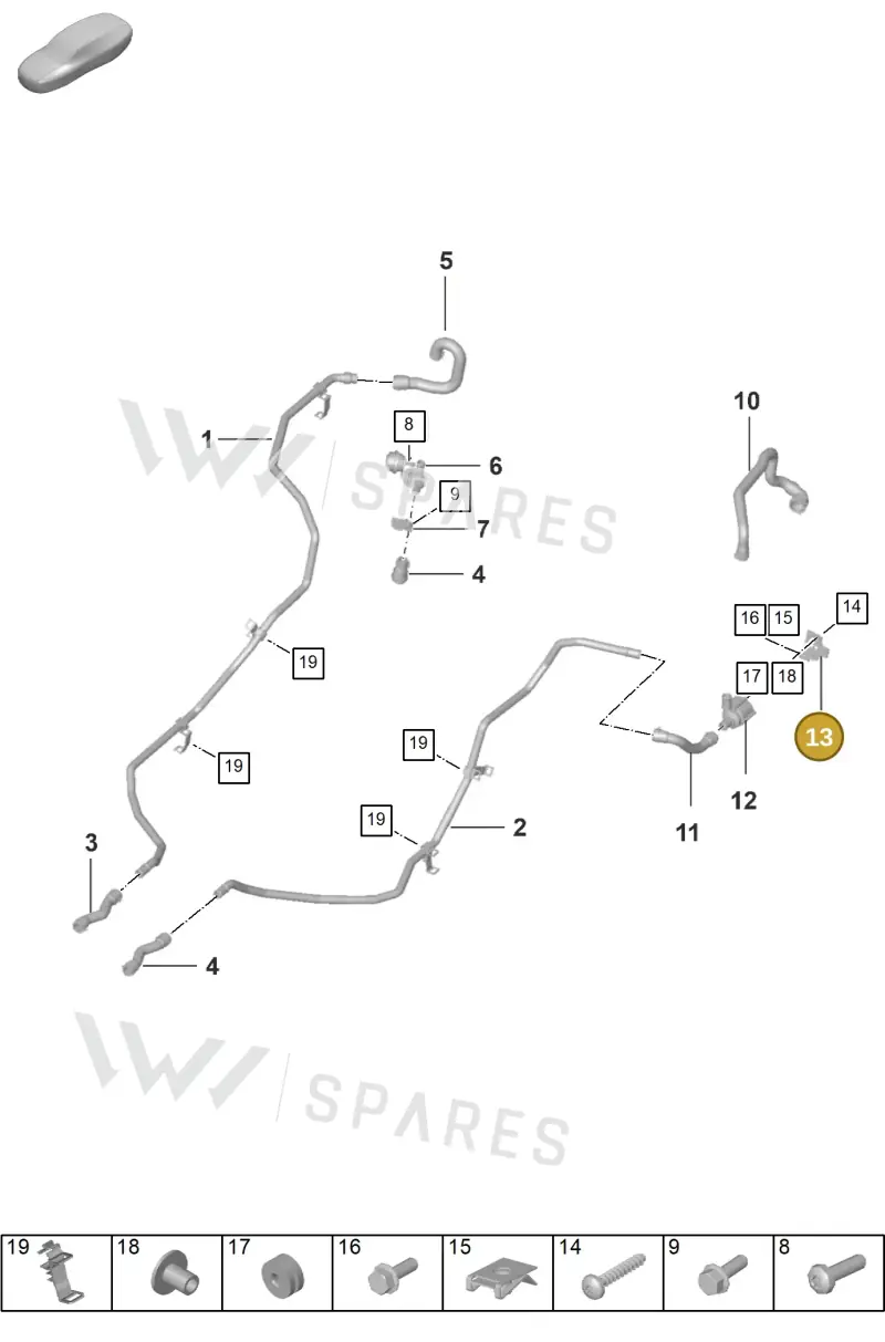 992121703A — Porsche 992 Carrera Coupe (2024-) diagram p53105500, position 13