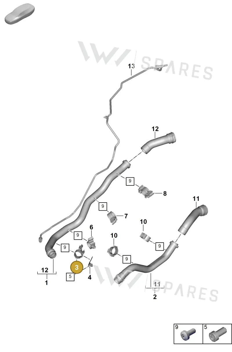 992121704G — Porsche 911 (2024-2025) diagram p63105450, position 3