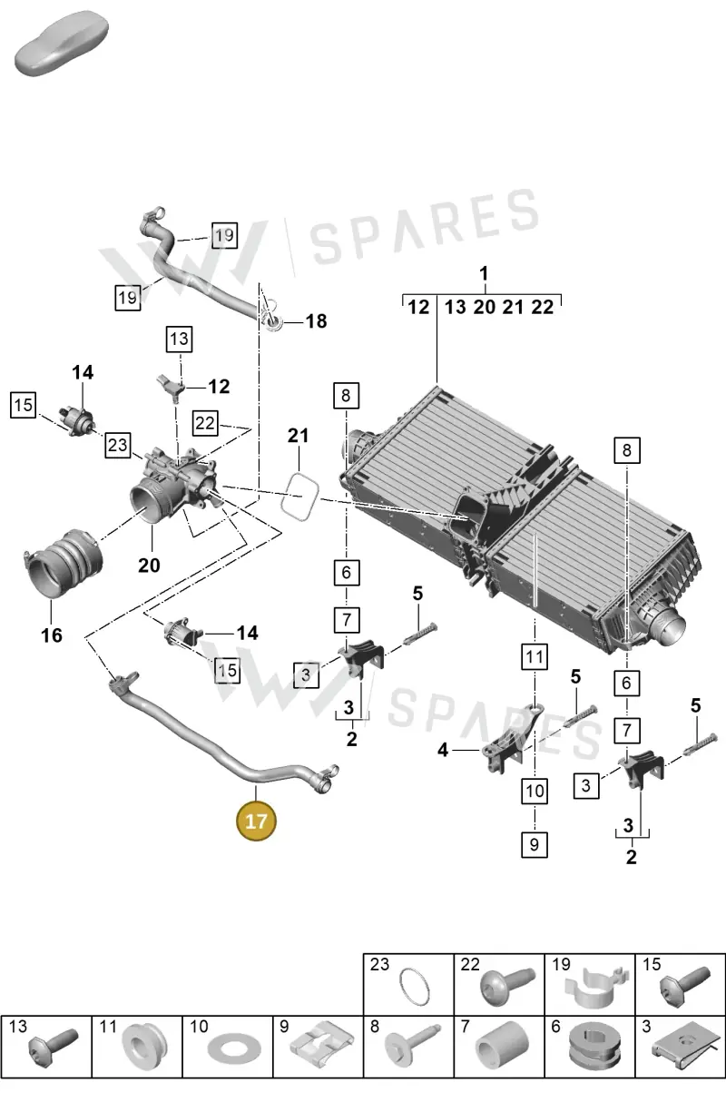 992129453A — Porsche 992 Sport Classic (2020-) diagram p57107200, position 17