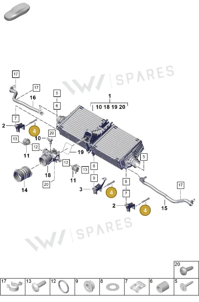 992145190A — Porsche 911 (2024-2025) diagram p63107200, position 4