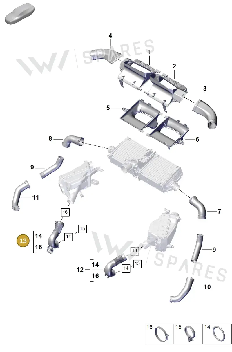 992145584G — Porsche 911 (2024-2025) diagram p63107250, position 13