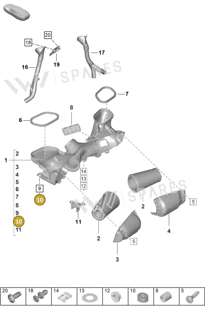 992145633 — Porsche 911 (2021-2022) diagram p59106000, position 10