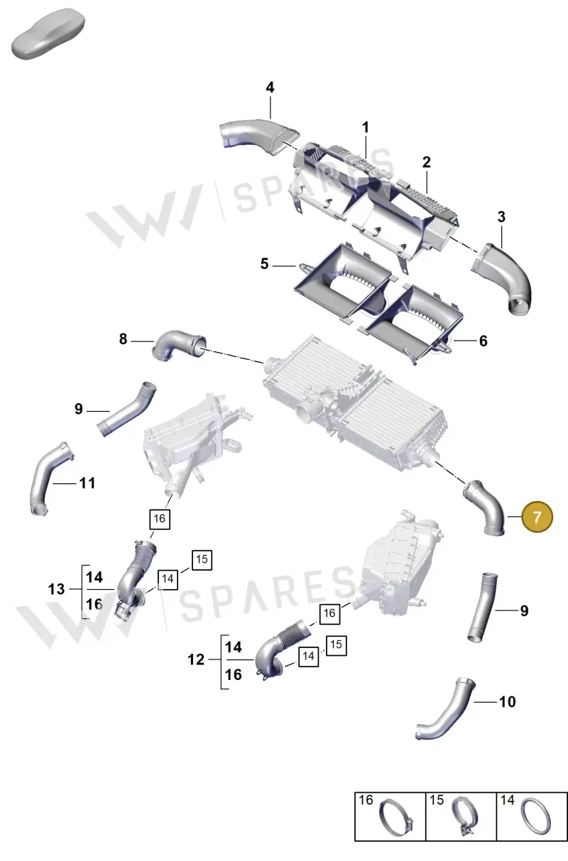 992145737A — Porsche 911 (2024-2025) diagram p63107250, position 7
