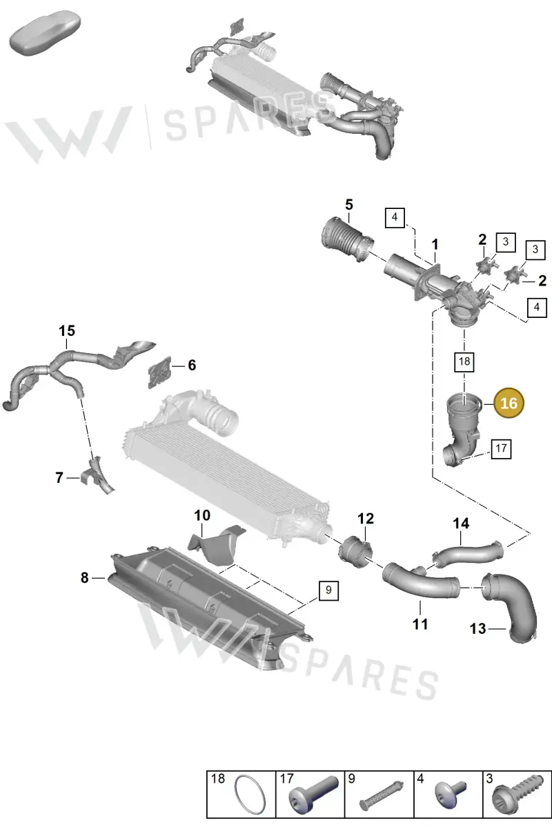 992145784A — Porsche 911 (2024-2025) diagram p63107260, position 16