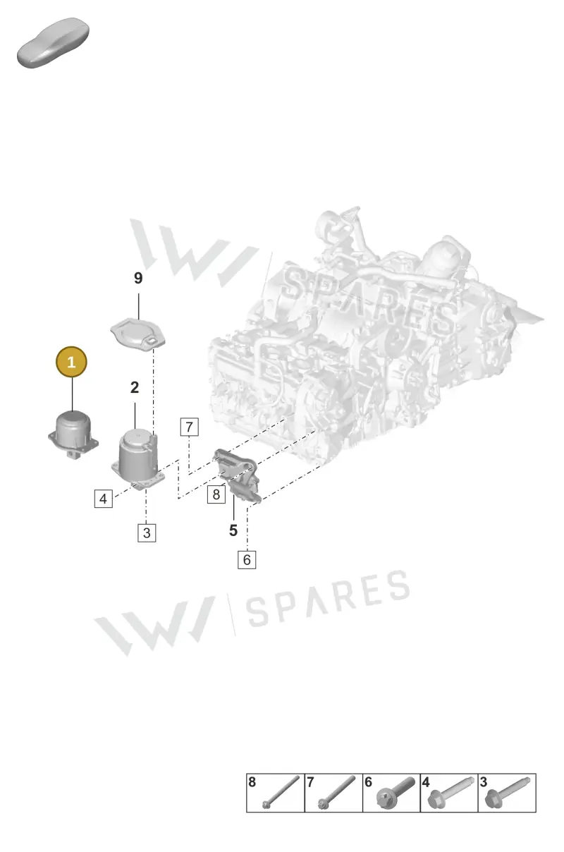 992199383B — Porsche 992 Carrera 4 GTS (2018-2024) diagram p53109000, position 1