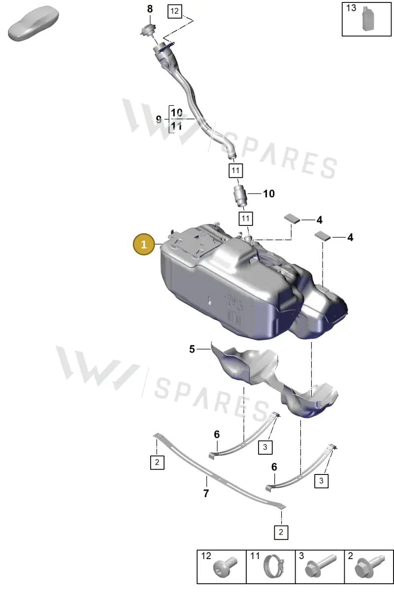 992201076N — Porsche 911 (2024-2025) diagram p63201000, position 1