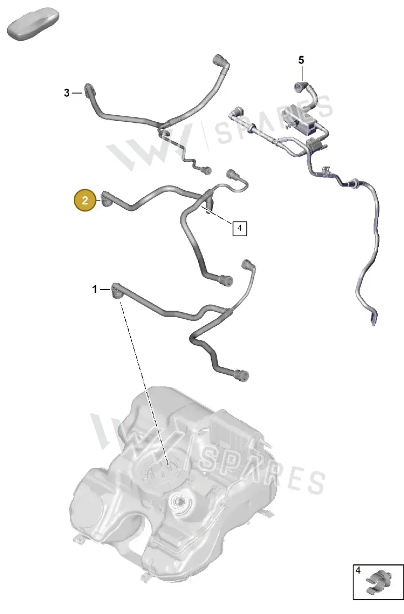 992201123A — Porsche 911 (2024-2025) diagram p63107300, position 2