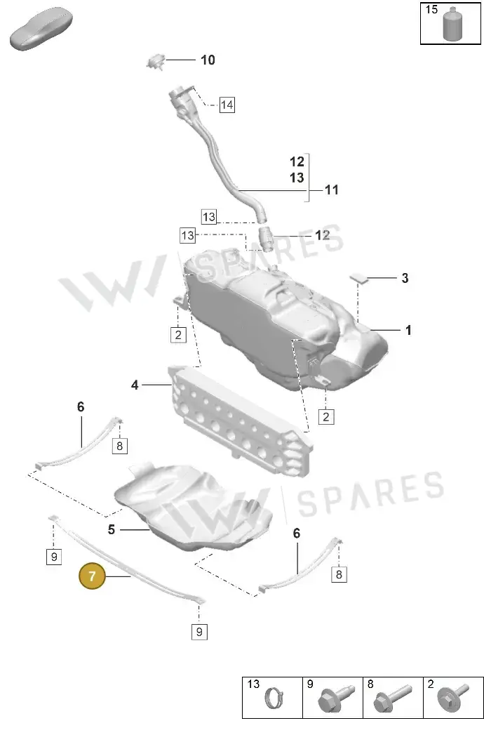 992201391A — Porsche 911 (2021-2022) diagram p53201000, position 7