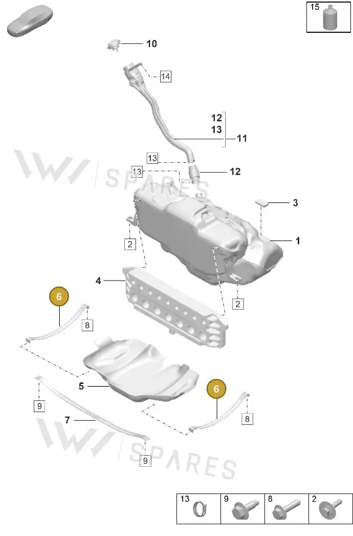 992201392 — Porsche GT3 RS (2021-) diagram p53201000, position 6