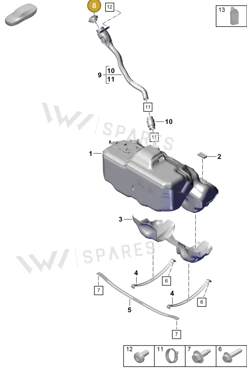 992201550A — Porsche 992 Sport Classic (2020-) diagram p57201000, position 8