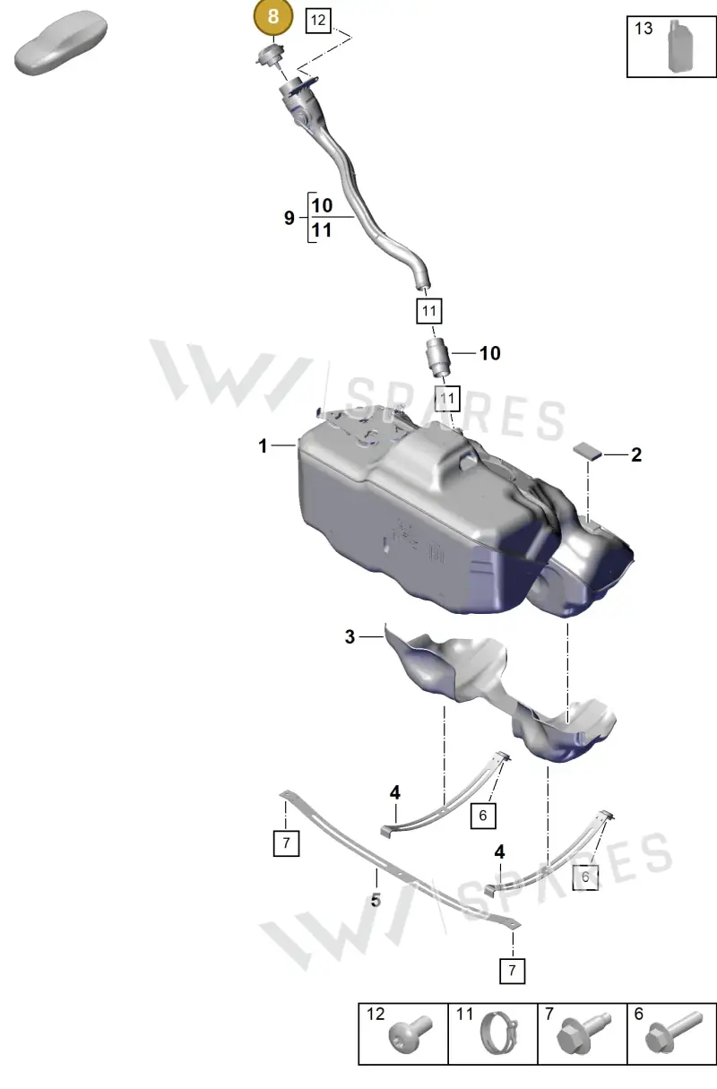 992201550G — Porsche 992 Sport Classic (2020-) diagram p57201000, position 8